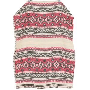 J. Jill Cream Multi Fair Isle Geometric Infinity Scarf NWT One Size 281921